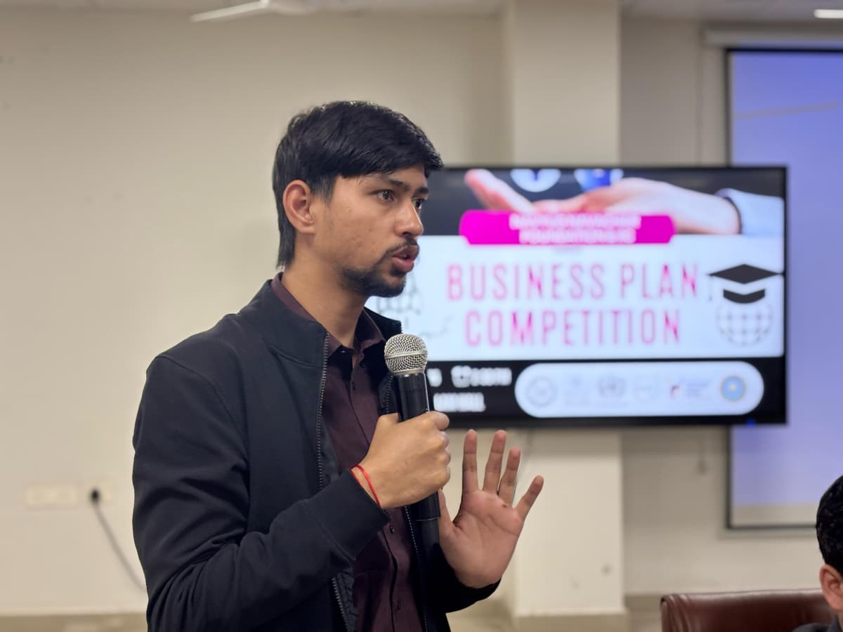 Our CEO at Hult Prize