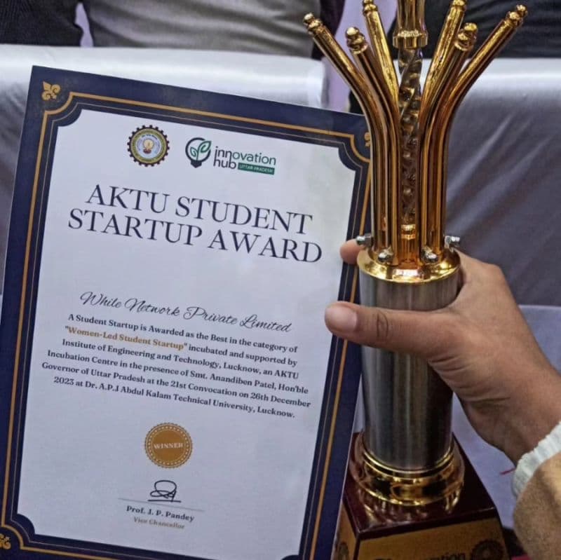 AKTU student Start up award